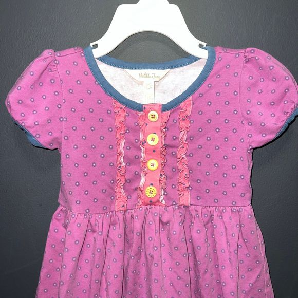 Matilda Jane Dress size 18-24m Ruffles Buttons - Picture 2 of 6